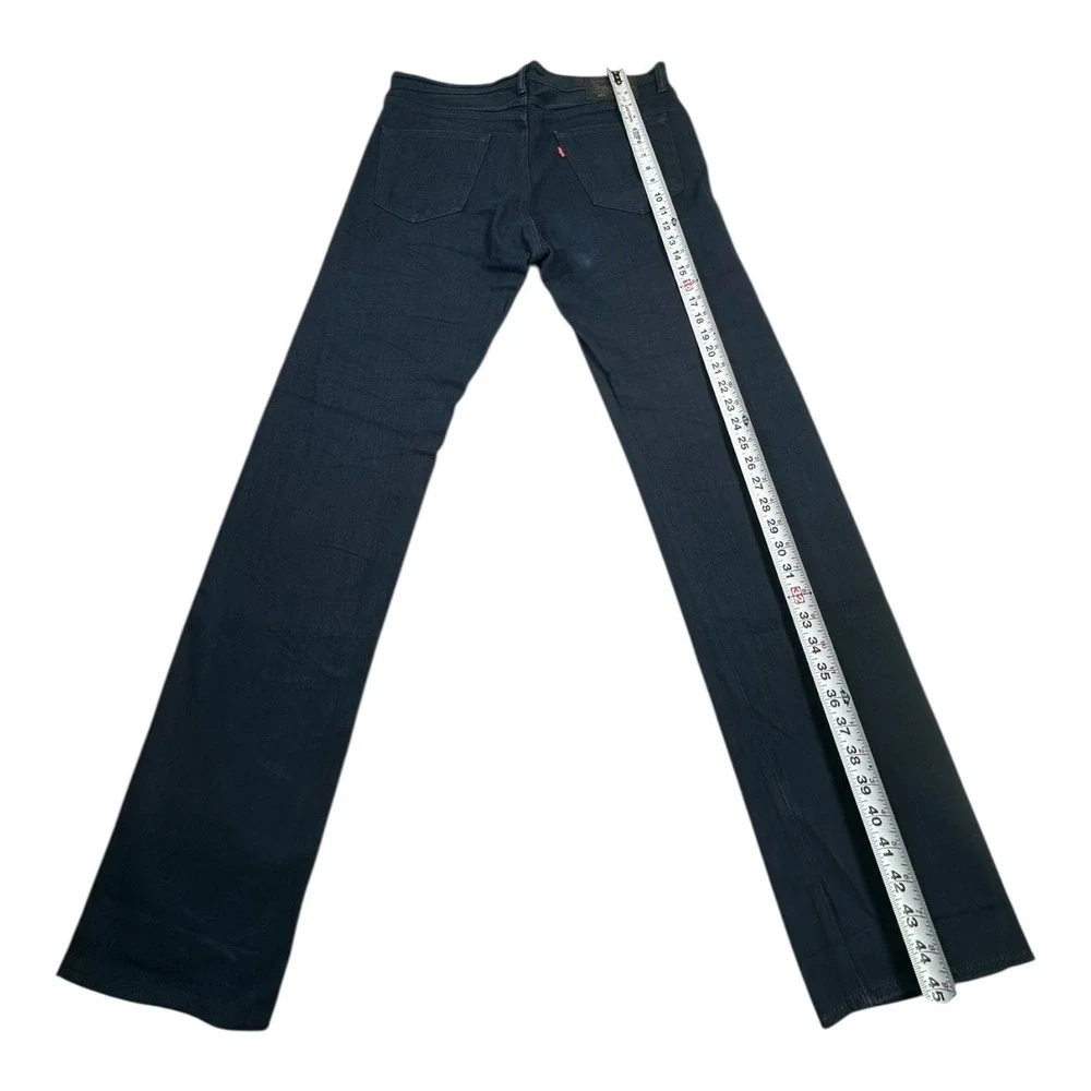 Levi Strauss Co 501 Mens W36 L34 Dark Wash Straight Fit Button Fly Jeans